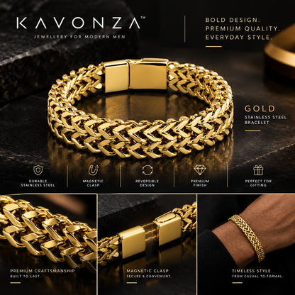 KAVONZA™ Braided Chain Bracelet